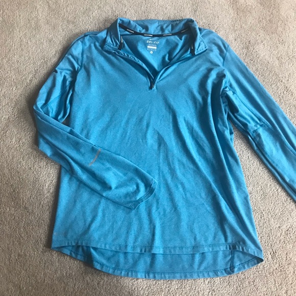 Nike Jackets & Blazers - BOGOFREE! Nike Blue Dri-Fit Pullover